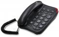 Продам проводной телефон для пожилых слабовидящих людей с большими кнопками, громким динамиком и функцией быстрого набора, ID2241T